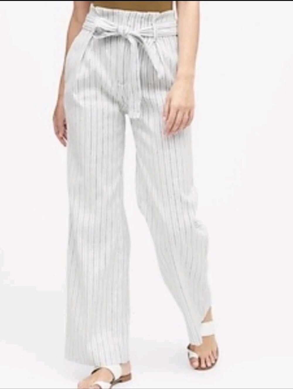 Linen Banana Republic Paper Bag Waist Pants